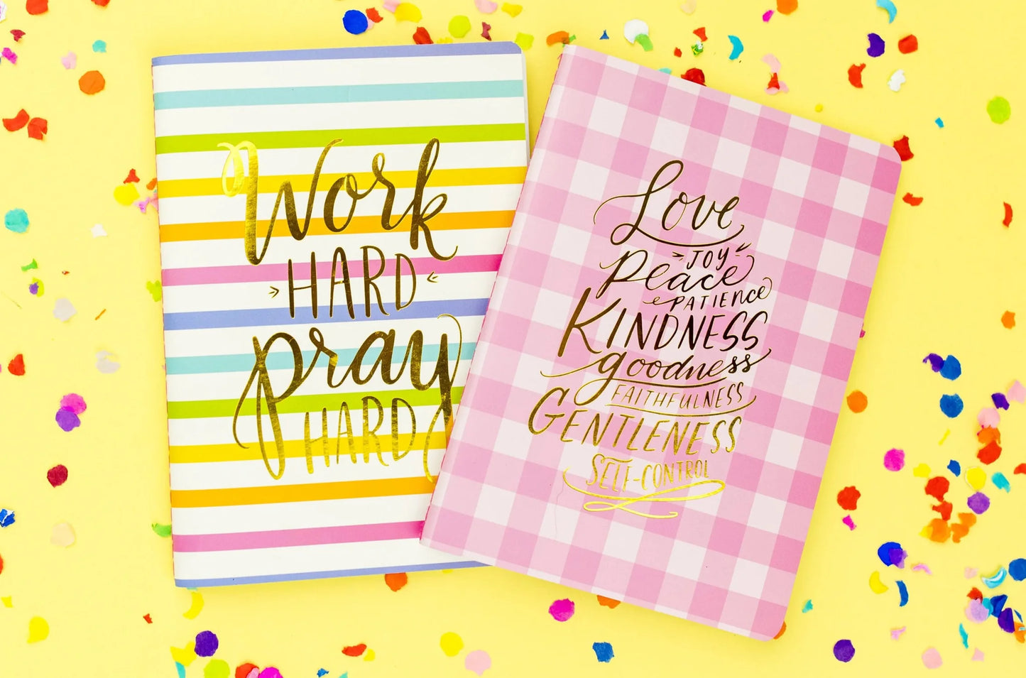 Spiritual Notebook Set: Stripes & Gingham