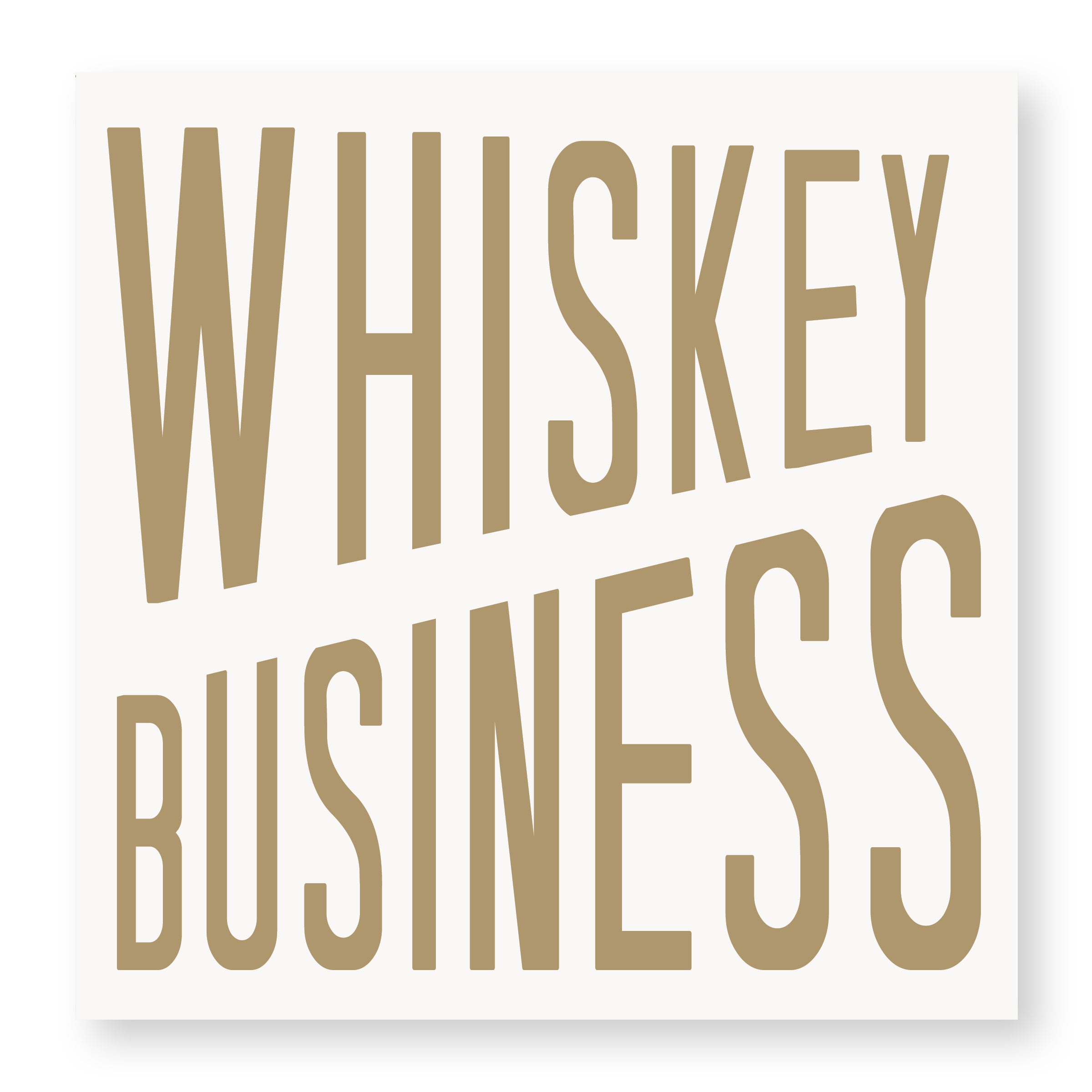Whiskey Business Cocktail Napkins