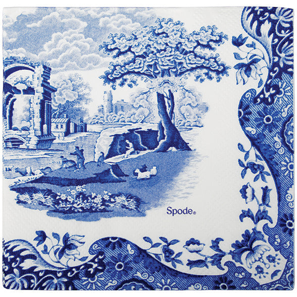 Spode Blue Italia Cocktail Napkins