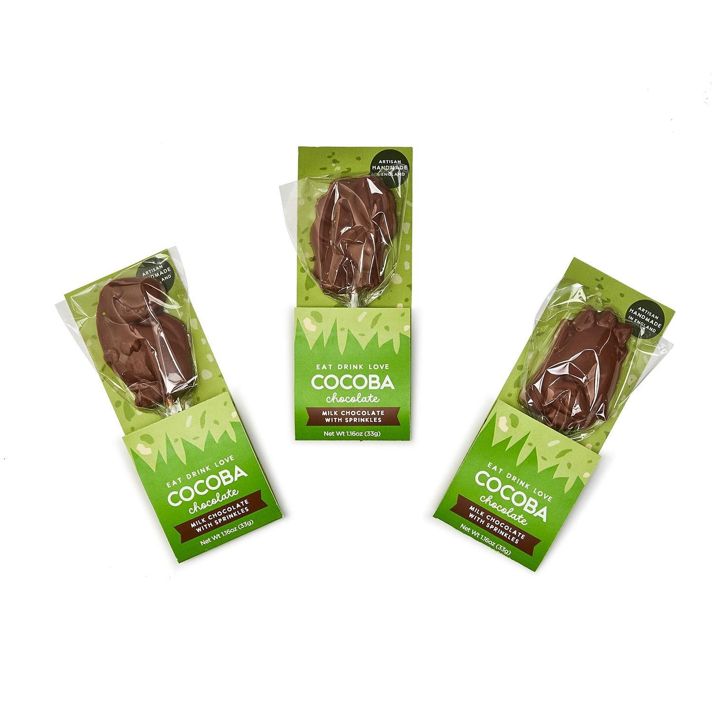 Dinosaur Milk Chocolate Lollipop (Multiple Styles Available)