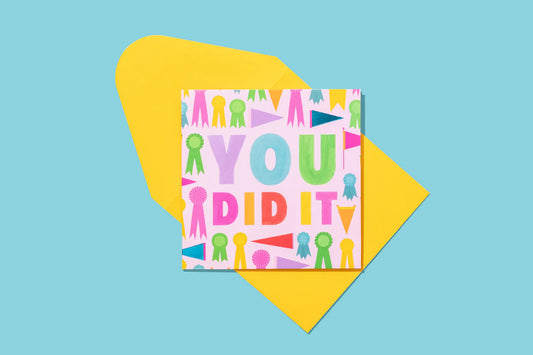 You Did It! Enclosure Card