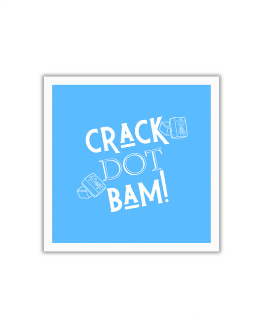 Crack Dot Bam Mahjong Cocktail Napkins