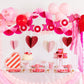 Scalloped Striped Heart Tray