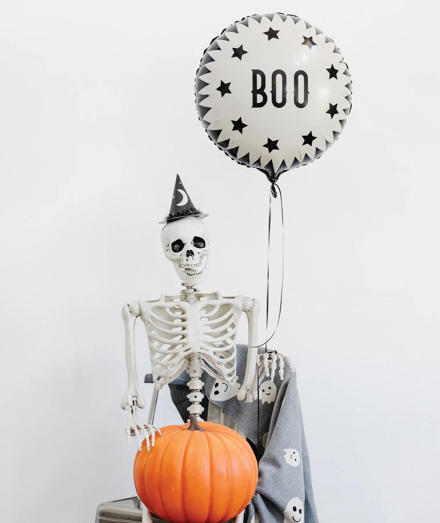 Vintage Halloween Boo Mylar Balloon