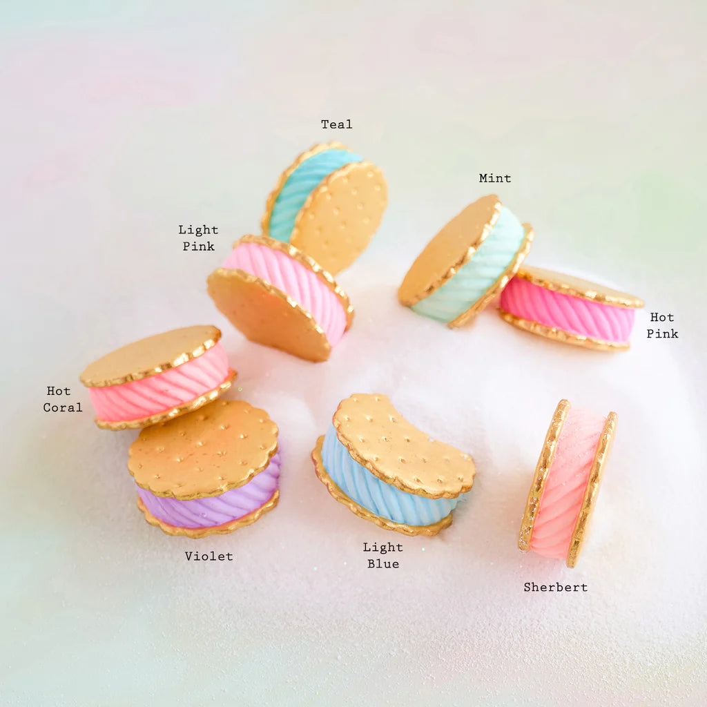 Ice Cream Sandwich Ornament (Multiple Color Options)