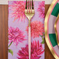 Dahlia Garden Guest Towel Napkins