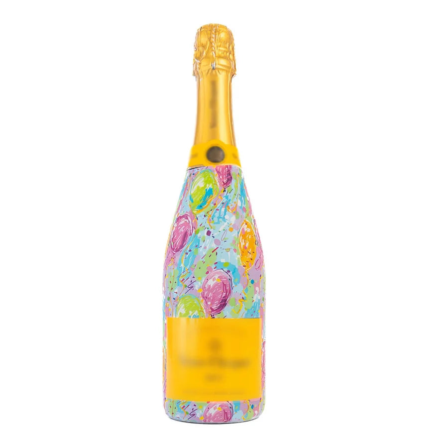 Birthday Balloons Bottle Wrap (Veuve Edition)