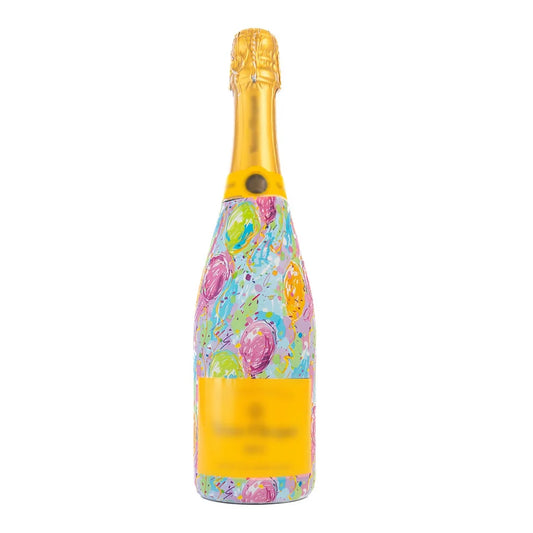Birthday Balloons Bottle Wrap (Veuve Edition)