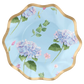 Wavy Appetizer/Dessert Bowl: Hydrangeas