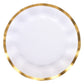 Everyday White Wavy Dinner Plate