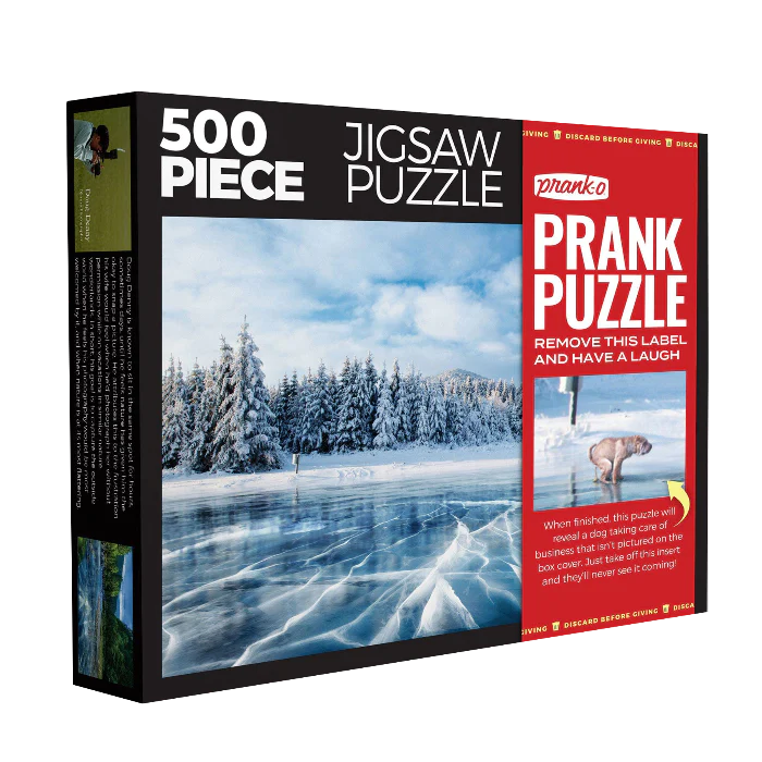 When Nature Calls: Frozen Serenity Prank Puzzle