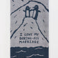 "Boring Ass* Marriage" Dish Towel