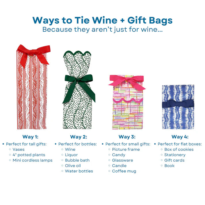 Suzani Floral Wine + Gift Bag Kit