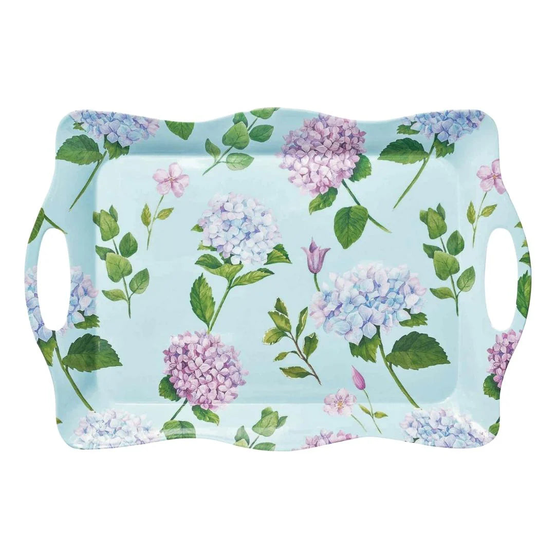 Hydrangea Melamine Wavy Tray - Thumbnail 2
