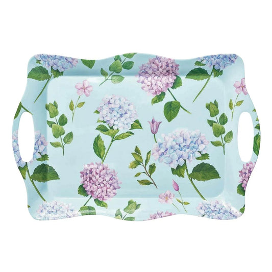 Hydrangea Melamine Wavy Tray