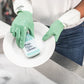 Wine Wash Green Reusable Cleaning Gloves