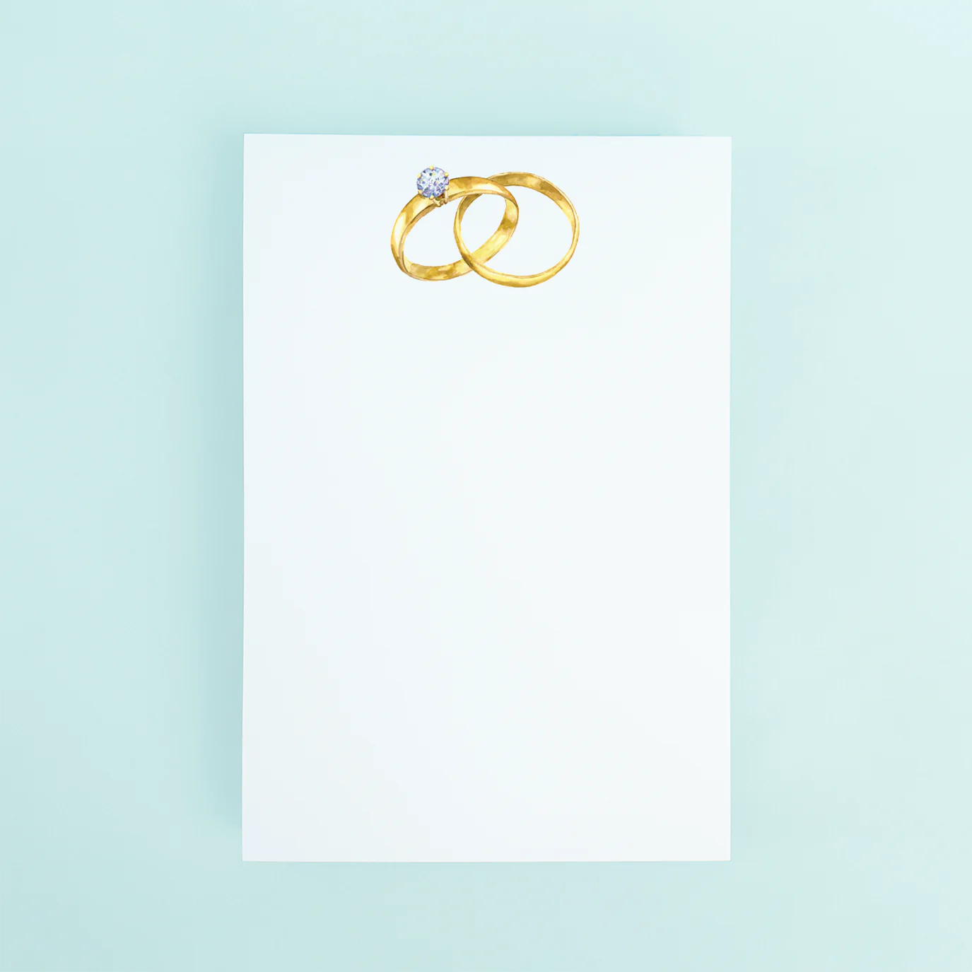 Wedding Rings Notepad