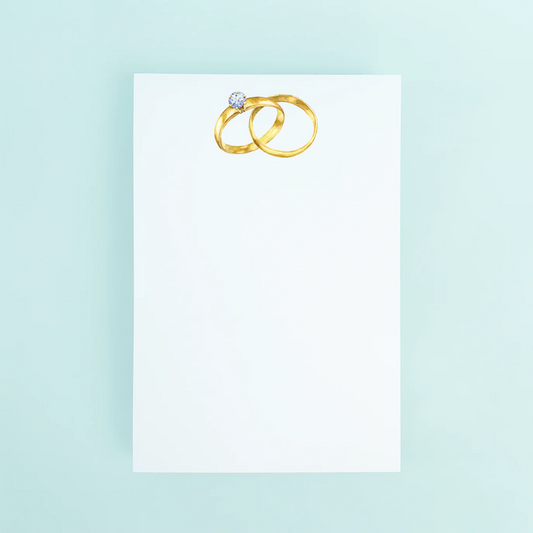 Wedding Rings Notepad