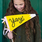 Yay Pencil Felt Pennant Banner