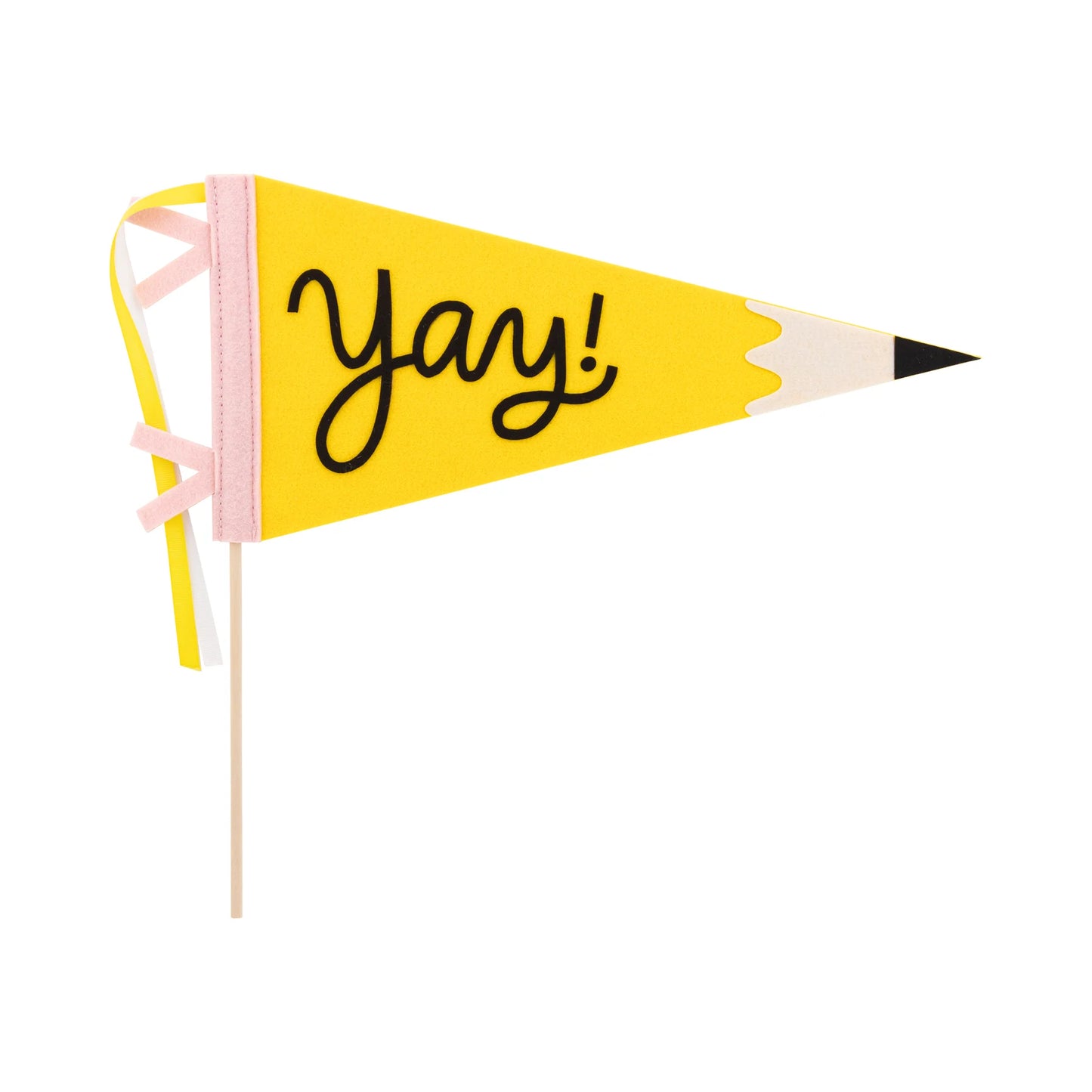 Yay Pencil Felt Pennant Banner