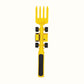 Yellow Construction Fork