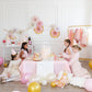 Paper Fan Set: Princess (Pink & Gold)