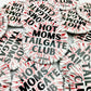REBL Creative - Hot Moms Tailgate Club - Red/Grey/Black - Game Day Button