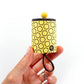 Reusable Confetti Popper: Powder White with Rainbow Confetti