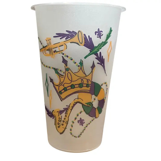 Mardi Gras Mask To Go Cups