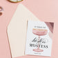 Hostess with the Mostess Greeting Card