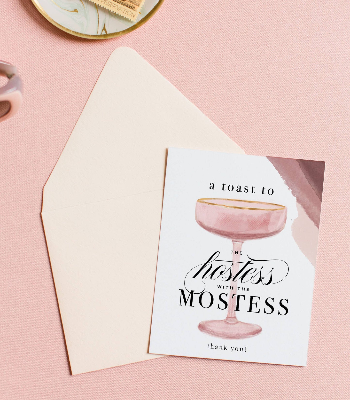 Hostess with the Mostess Cocktail Napkin