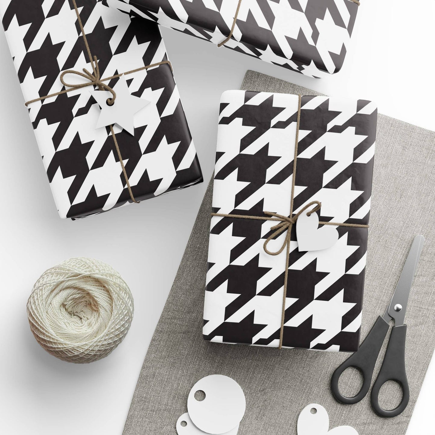 Houndstooth Wrapping Paper