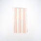 Pink and Gold Stripe Guest Towels