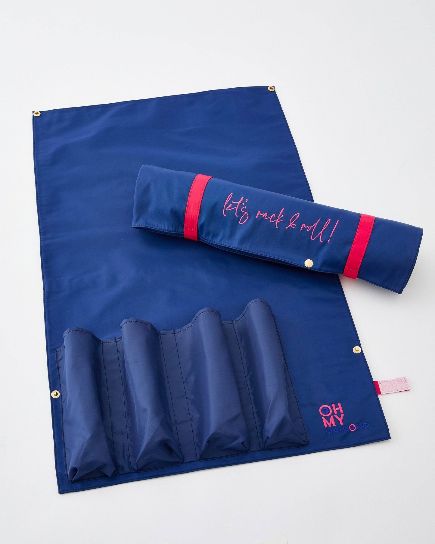 Let's Rack & Roll Mahjong Bag: Navy