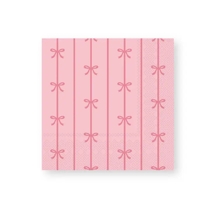 Petal Pink Signature Bow Large Napkins