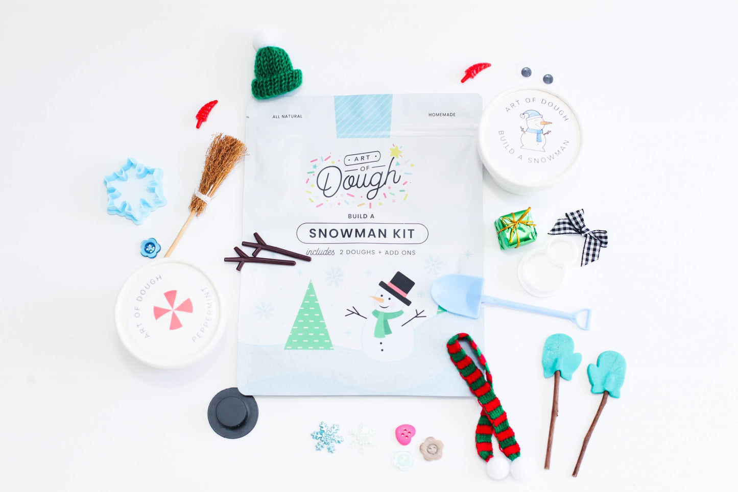 Build-a-Snowman Sensory Dough Kit