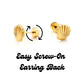 Birthday Cake Screwback Stud Earrings