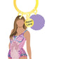Taylor Swift Keychain and Backpack Charm w/ Pom: Purple Body Suit