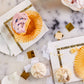 Cocktail Napkins: White Brushstroke