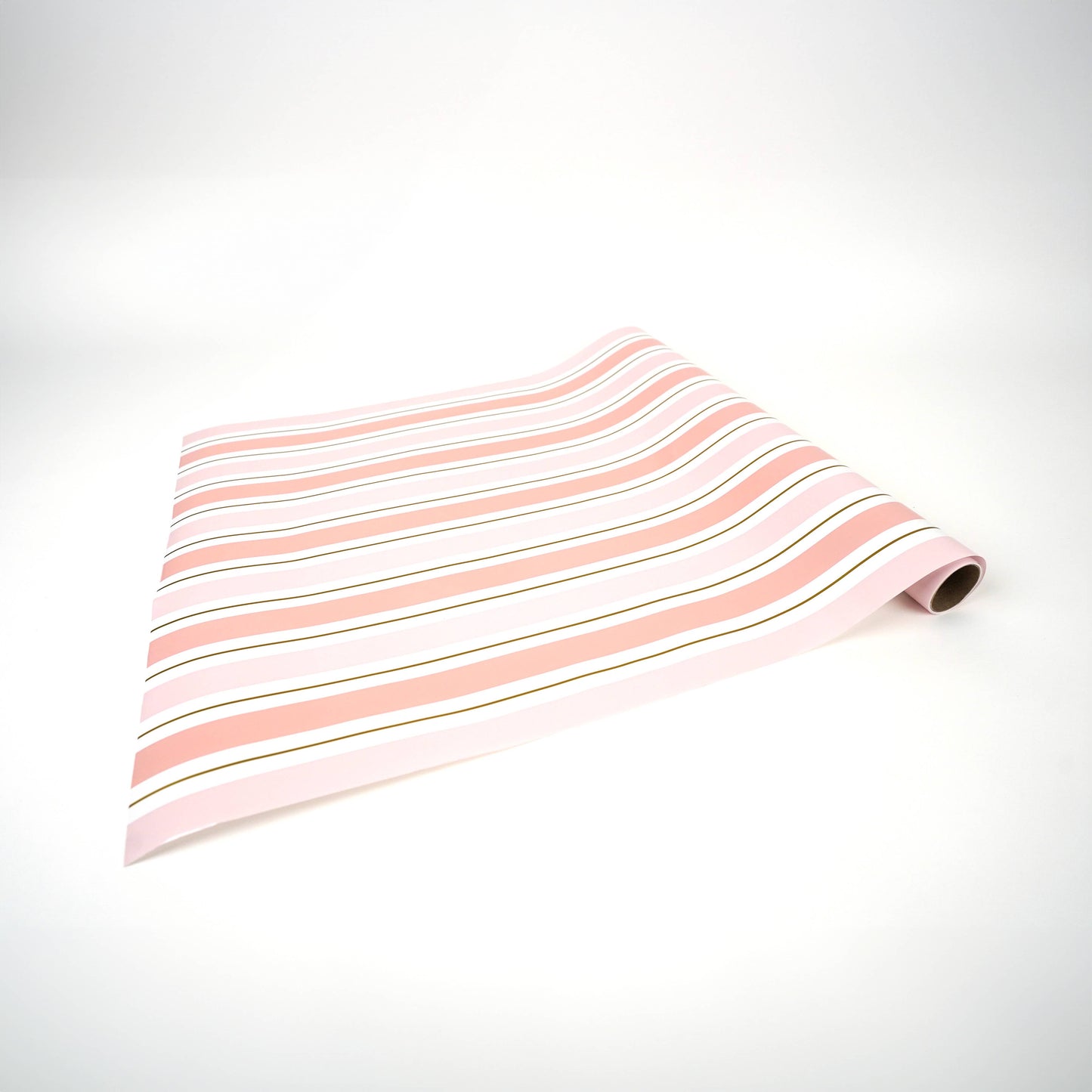 Paper Table Runner: Pink and Gold Stripe
