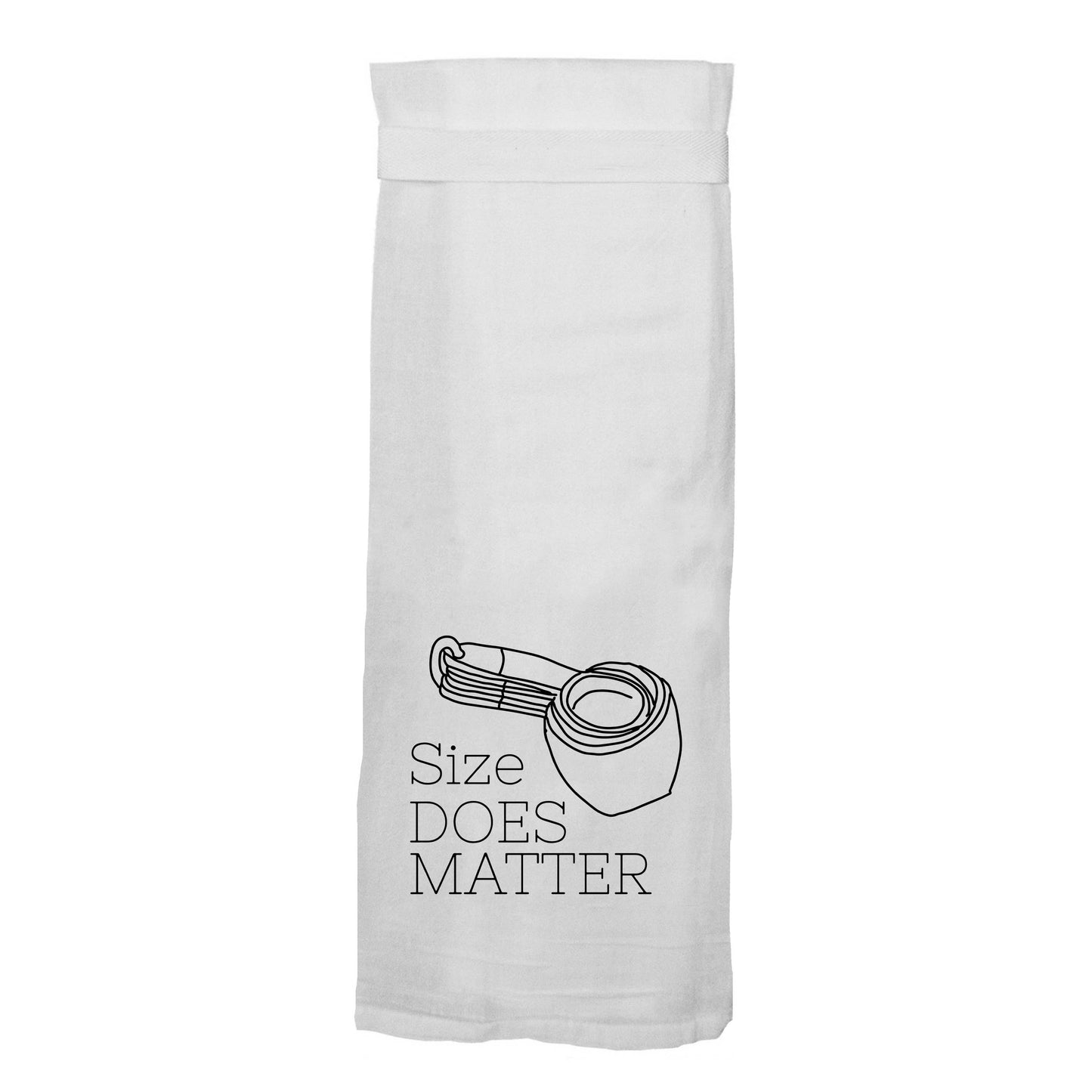 Size Does Matter Tea Towel