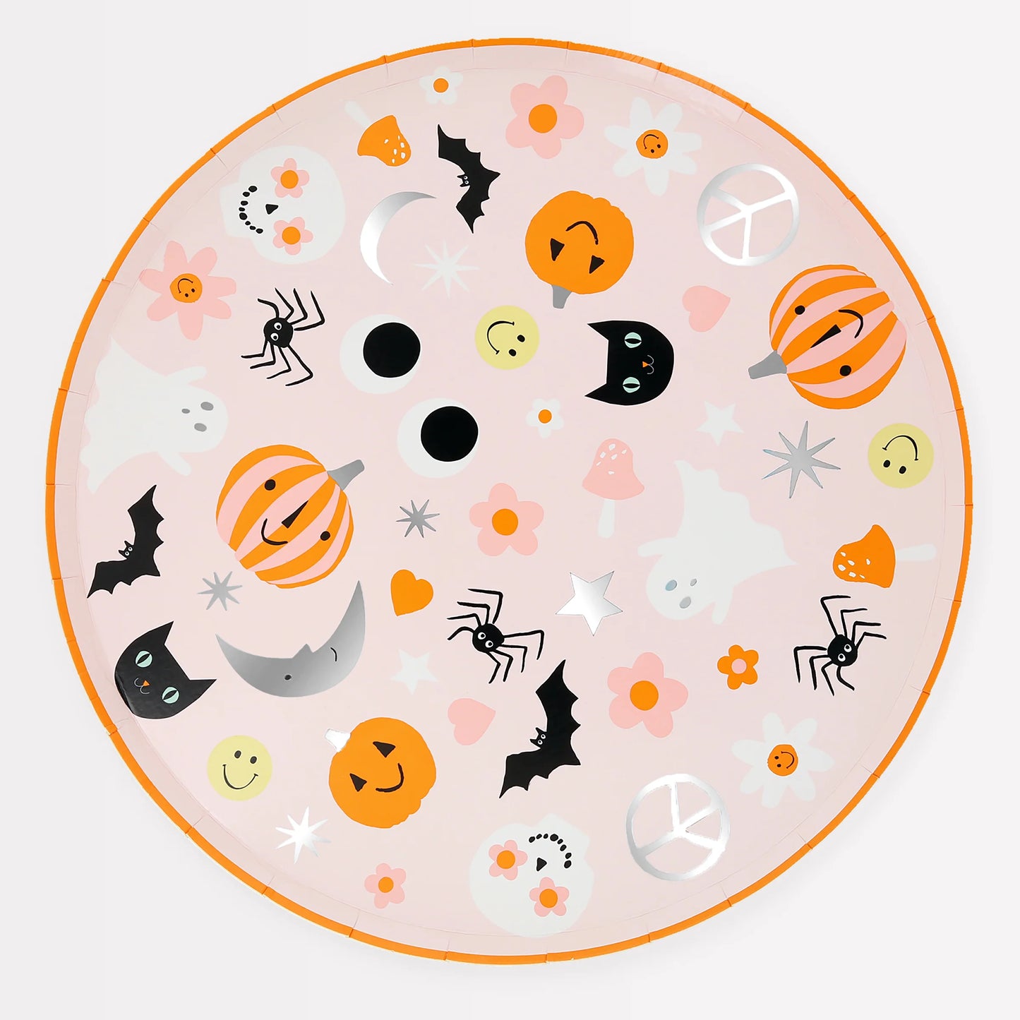 Dinner Plates: Groovy Halloween Icon