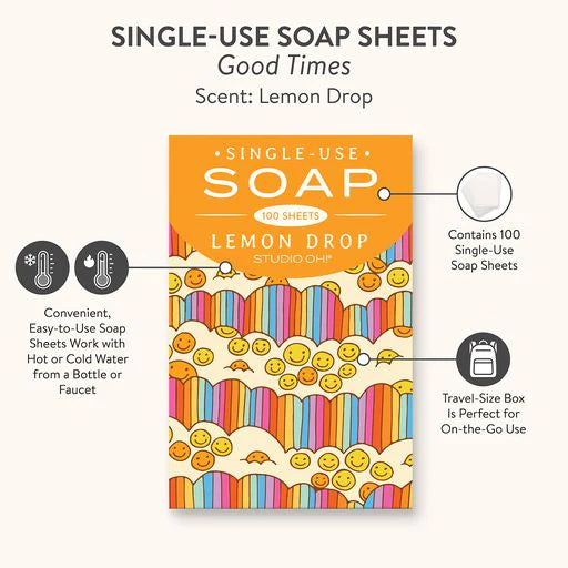 Good Times Single-Use Soap Sheets