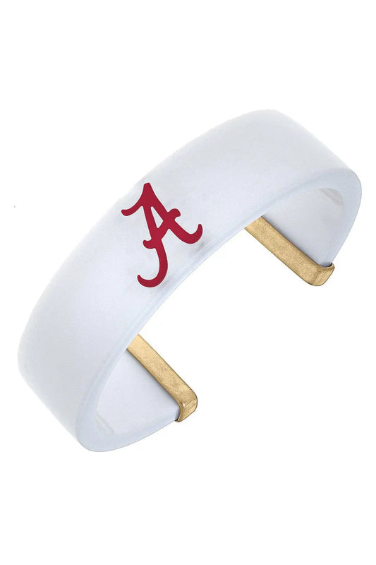 Alabama Crimson Tide Resin Logo Cuff Bracelet