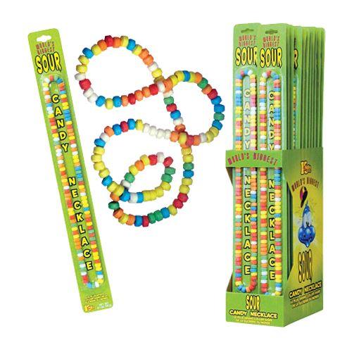 World's Longest Sour Candy Necklace