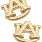 Auburn University Logo 24K Gold Plated Stud Earrings