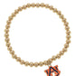 Auburn Tigers Ball Bead Stretch Bracelet