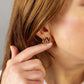 Auburn Tigers Enamel Stud Earrings