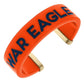 Auburn Tigers Resin Cuff Bracelet in Orange