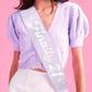 "Finally 21" Lavender Birthday Party Sash